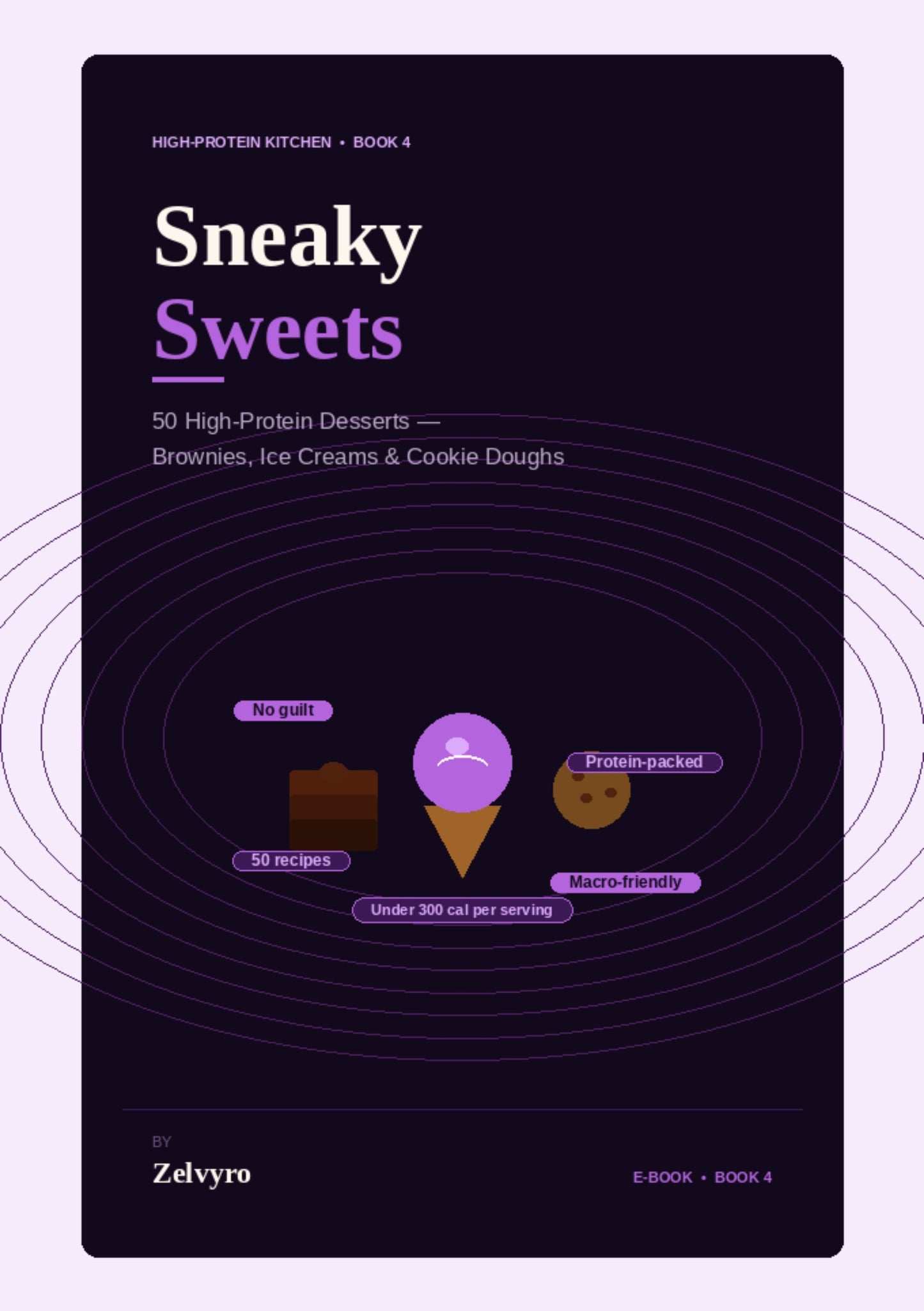 Sneaky Sweets: 50 High-Protein Desserts — Brownies, Ice Creams & Cookie Doughs (Under 300 Calories)