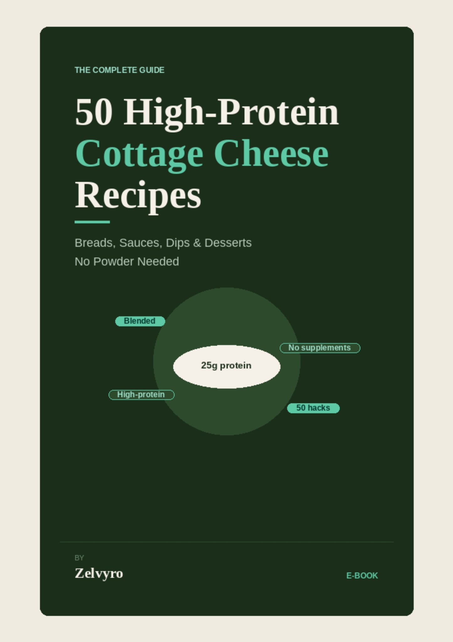 50 High-Protein Cottage Cheese Recipes: Breads, Sauces, Dips & Desserts (No Powder Needed)
